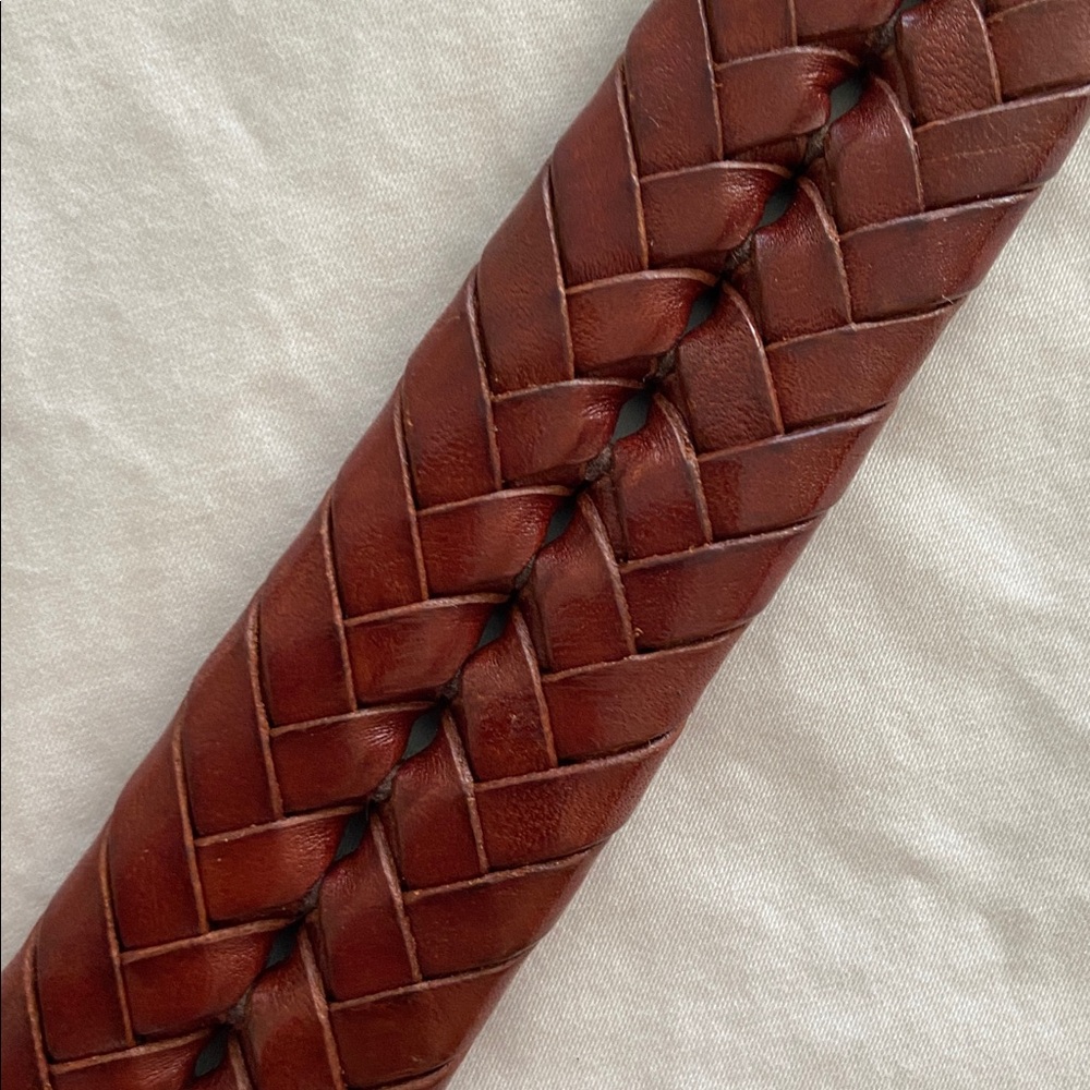 Coach 5922 Woven Leather Belt - Picture 2 of 6